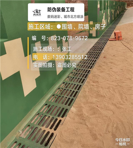 佛山 例如在抖音上有“迷彩墙，外围墙面挡 - 星空数码迷彩漆施工队