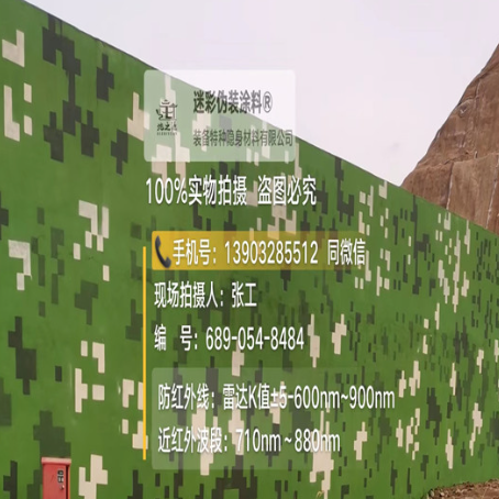佛山专业承接园区围墙迷彩喷涂、